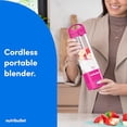 thumbnail image 3 of nutribullet Portable Blender, Cordless, 20oz Vessel, Personal Blender, USB-C Rechargeable, Bright Pink, NBPB50100BP, 3 of 4