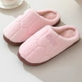 thumbnail image 3 of Aayomet Slippers Women Comfy Warm Lined Fuzzy Slip-on Slippers with Memory Foam,Pink 36-37, 3 of 4