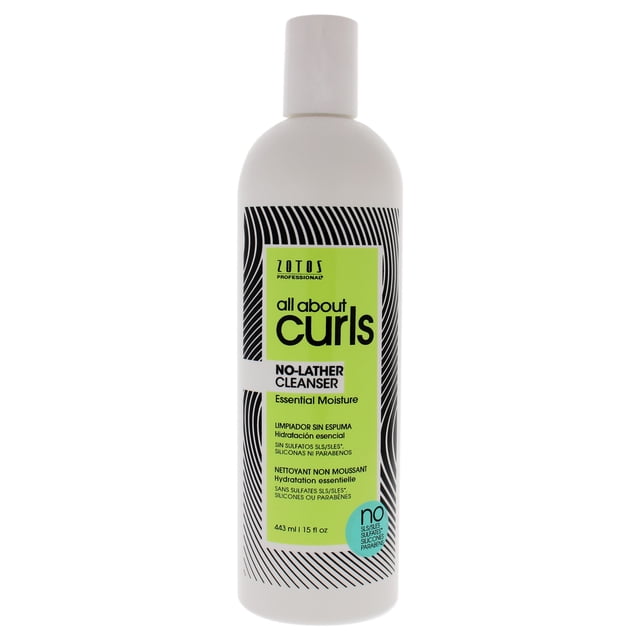Limpiador sin espuma de All About Curls para unisex - Limpiador de 15 oz Zotos Professional All About Curls Limpiador 15oz