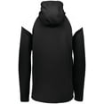 thumbnail image 3 of Holloway Sportswear M Limitless 1/4 Zip Hoodie Black/White 222584, 3 of 5