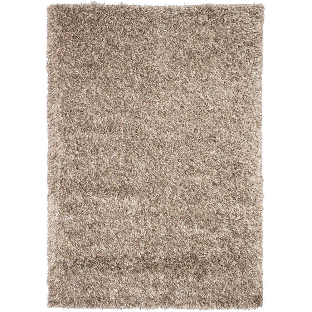 Jaipur Living Nadia Shag Solid Taupe Area Rug 2'X3'