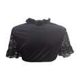 thumbnail image 4 of Women's Crop Top Long Sleeve Shrug JIANLAI Beer Festival Costumes Elegant Blouses Traditional Classy Crop Shirts (S-3XL) White, 4 of 5