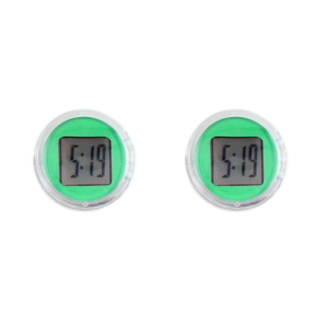 Transemion Plastic Durable Electronic Watch With Digital Display - Accurate Timekeeping For Everyday Stopwatch green 2Set