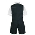 thumbnail image 4 of Baby Boy Toddler Formal Vest Shorts 6pc Set Suit Vest Necktie 23 Color Pick S-4T, 4 of 5