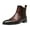 Brown, variant on Genuine Leather Men Chelsea Boots Crocodile Pattern Ankle Boots Classic Casual Boots Black 10 US