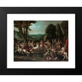 thumbnail image 2 of Claude Déruet 24x19 Black Modern Framed Museum Art Print Titled - Triumph of the Amazons (1620s), 2 of 5