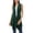 Army Green, variant on Sleeveless Cardigan Women Summer Lightweight Open Front Soft Long Duster Vest Asymmetric Hem,S,White