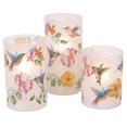thumbnail image 1 of Velas LED sin llama en forma de pilar de vidrio Mark Feldstein, juego de 3, 1 of 4