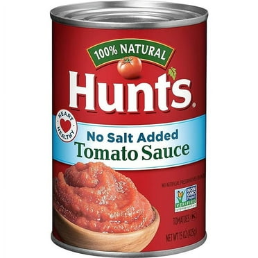 Hunt's Tomato Sauce No Salt Added, 15 oz (Pack of 2)