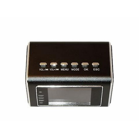 - Quality Video Audio Recordings w/ Portable Mini Desktop Clock Cam DVR