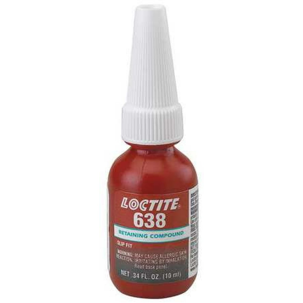 LOCTITE 1835937 Retaining Compound,10mL,4500 psi,0.010in Loctite 638