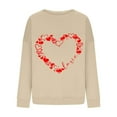 thumbnail image 4 of Birdeem Mode Femmes Décontracté Manches Longues Col Rond Imprimé Blouse Chandail pour Dames, 4 of 12