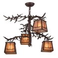 thumbnail image 2 of Meyda Tiffany 161741 Pine Branch Valley View 4 Light 28" Wide Chandelier - Cafe-Noir, 2 of 5