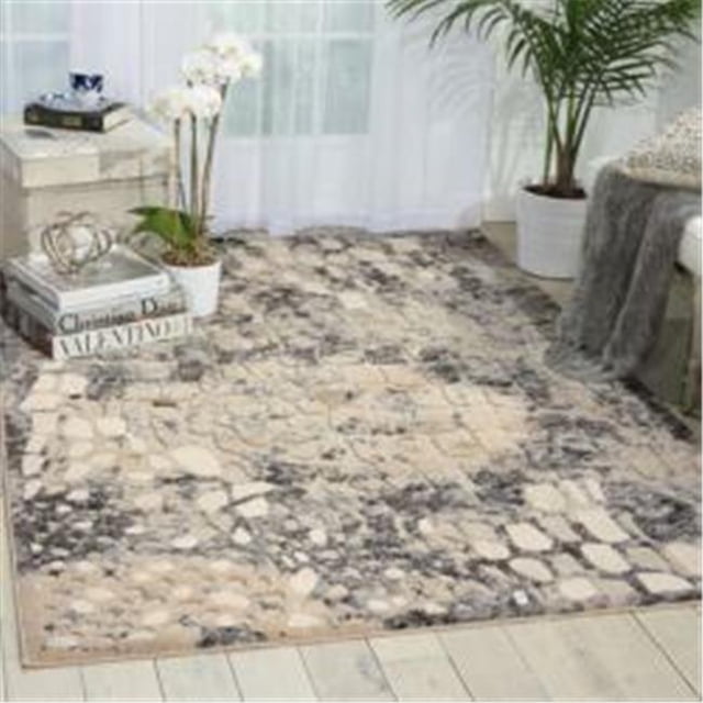 Michael Amini 841491107997 2 ft. 10 in. x 7 ft. 6 in. Nourison Gleam Flint Area Runner Rug