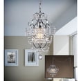 thumbnail image 2 of Warehouse of Tiffany Cynthia 1-light Crystal 11-inch Chrome Swag Lamp, 2 of 5