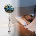 thumbnail image 4 of 14 Inch Wall Clock Battery Operated Silent Clock Decorative for Office, Kitchen, Outdoor, Living Room，Blue Wooden Christmas Truck Poinsettia Gorgeous, 4 of 4