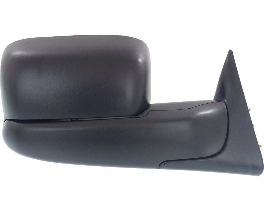 Towing Mirror Compatible With 1994-2002 Dodge Ram 3500 2500 Right Passenger Side w/ Blind Spot Corner Glass Textured Black Kool-Vue