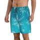 thumbnail image 2 of Balery Christmas Snow Traje de Baño Estilo Hawaiano para Hombre, Shorts de Secado Rápido con Bolsillos-Small, 2 of 6