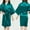 Green, variant on Letdown for Wedding Birthday Party Spa Short Silky Robes Christmas Party Satin Robes Sleepwear Bathrobe Loungewear 5-14Y