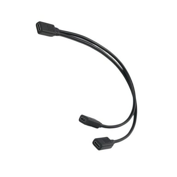 lixuesong USB C Splitter Double USB C Female Charging Adapter USB Female to Female Double USB C Port Power Split Adapter