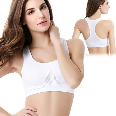 

Double Layer Seamless Sports Bra Women s Racerback Workout Yoga Sports Bra