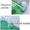thumbnail image 3 of 2 Pack Automatic Bird Feeder Dispenser Bird Water Bottle Drinker Container Waterer Clip Hanging In Birds Cage for Parrots 60/150 Ml, 3 of 6