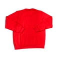 thumbnail image 2 of Adidas Men's Essentials Soft Fleece Big Logo Crewneck Sweatshirt (Scarlett/White, S), 2 of 2