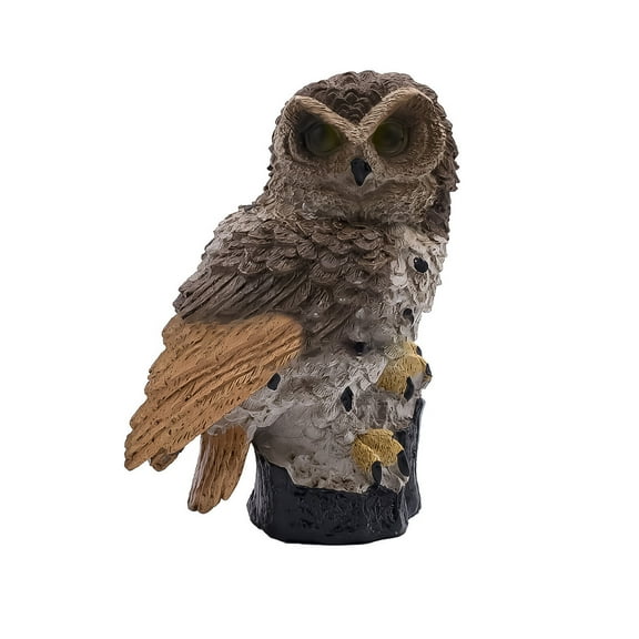 LED Garden Lights - Solar Night Lights Owl Shape Solar-Powered Lawn Lamp - Waterproof, Energy Saving