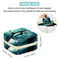 thumbnail image 5 of Whale Travel Portable Square Jewelry Box with Necklace Organizer, Earring Organizer, and Display Case - Ideal for Rings, Earrings, Necklaces, Bracelets, and More - Suitable for Girls and Women, 5 of 6
