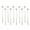 White, variant on Primegos 10Pcs Halloween Elastic Rope Sensory Toy Pumpkin Witch Ghost Skull Stretchy Noodle Kids Adults Stress Anxiety Relief TPR String Fidget Toy Party Favors