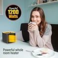 thumbnail image 3 of As Seen On TV Handy Heater Instant Heat Copper Infused Ceramic Portable Space Heater 1200W with Adjustable Settings, 3 of 8