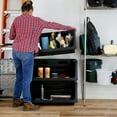 thumbnail image 5 of Mighty Tuff 3 Pack Nesting Stackable Bins, Heavy Duty Space Saving Storage, 5 of 7