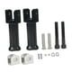 thumbnail image 5 of Kit de soporte para estriberas de pasajero izquierda y derecha Portátil Fácil de instalar Práctico Negro, 5 of 9
