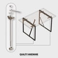 thumbnail image 5 of 55" Dining Table Set | Applicable to Various Rooms like Living Room | Easy Assembly and Long - lasting Durability, 5 of 7