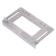 thumbnail image 5 of Localizador De Perforaciones Para Manijas De Muebles, Fácil De Transportar Localizador De Perforaciones De Distancia De 7 Orificios 2 Tornillos Ajustables De Acero Inoxidable Para ANGGREK Cabinet Hardware Jig, 5 of 8