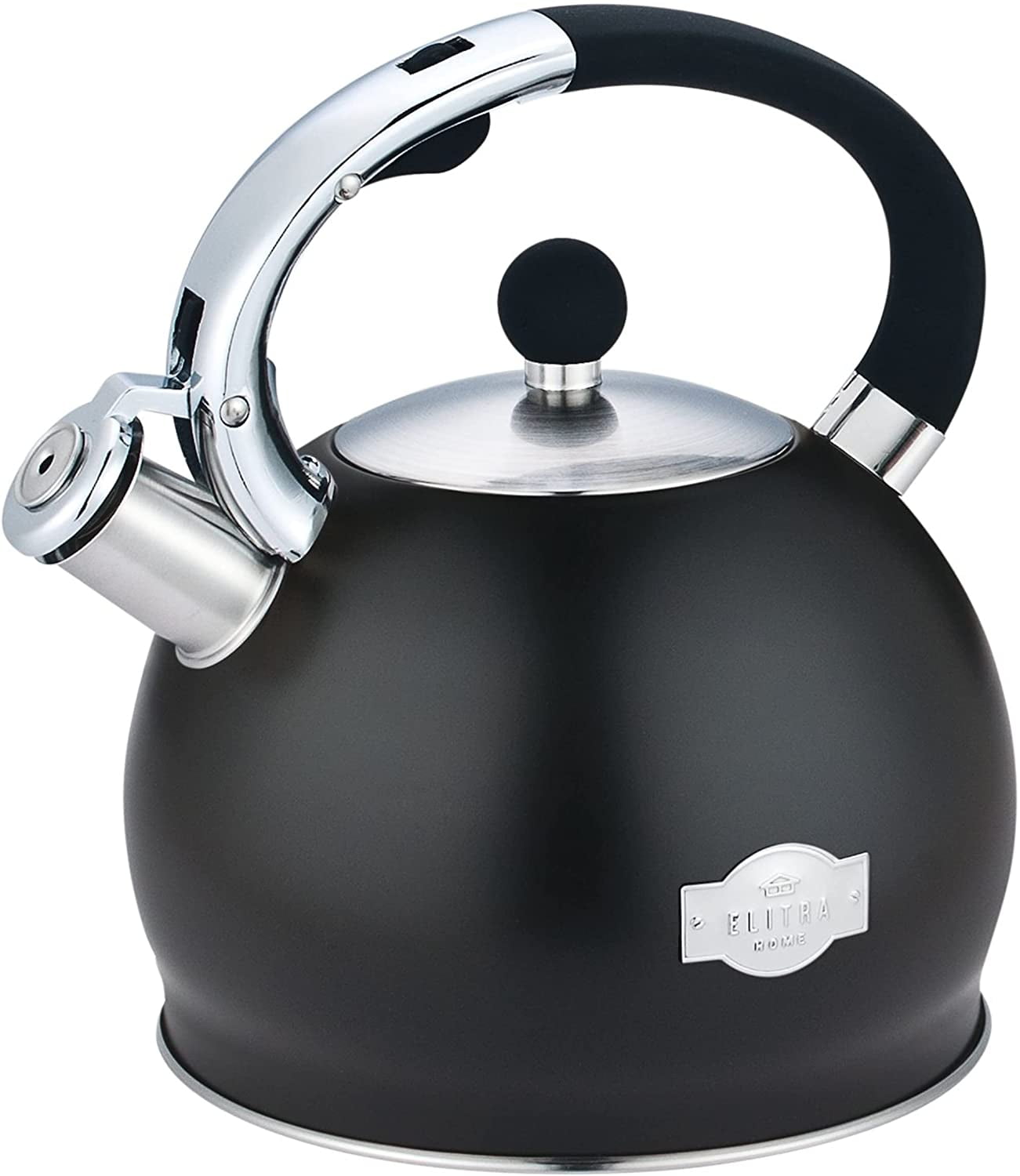 GANAZONO Stainless Steel Teapot Self Heating Hot Pot Tea Pots for Loose Tea  Stovetop Tea Maker Tea Kettle with Infuser Whistling Stainless Steel Water