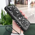 thumbnail image 1 of Funda de teléfono Fresh Moon Star para iPhone 14 13 12 11 Plus Pro Max Mini X XR XS SE2020 8 7 6 6S Plus, con correa Fivean unisex, 1 of 2