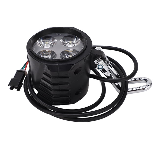 Luz delantera de scooter eléctrico de 10 pulgadas Universal 12‑72V 2 en 1 Faro de bocina de bicicleta eléctrica para accesorios de ciclismo