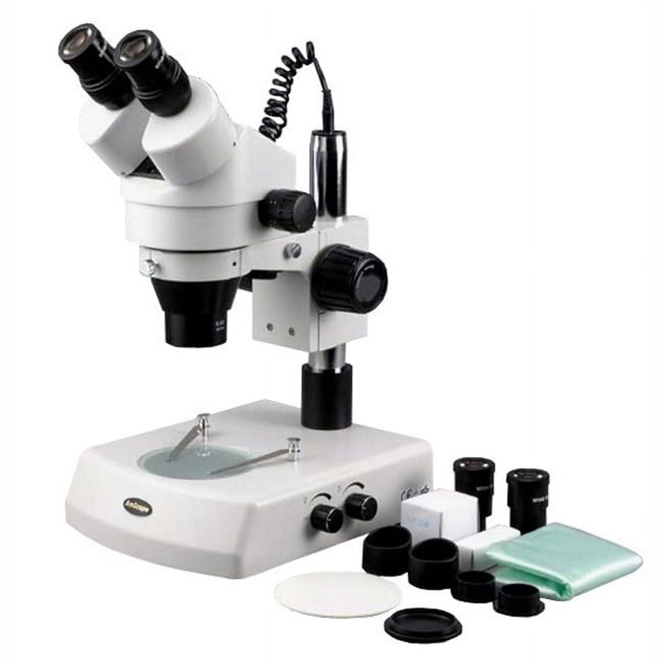 Buy AmScope SM 4TPZZ FRL 14M, 3.5X 180X Simul Focal Microscope, 14MP
