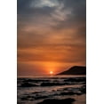 thumbnail image 2 of Mossholder, Tim 23x32 White Modern Wood Framed Museum Art Print Titled - Orange Sunset, 2 of 4