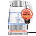 thumbnail image 1 of Speed-Boil Water Electric Kettle, 1.7L 1500W, Coffee & Tea Kettle Borosilicate Glass, Water Boiler, Auto Shut-Off, Cool Touch Handle, Base Detachable, 1 of 9