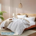 thumbnail image 2 of California King Duvet Cover Set with Comforter Insert - Grey Lavender 4 Piece 104x98 Duvet Cover & 2 Pillow Shams with White Quilted Down Alternative Comforter, Ultra Soft, All Season, 2 of 7