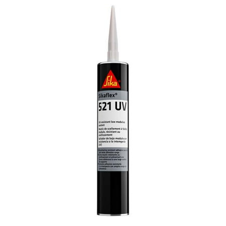 Sika Sikaflex® 521UV UV Resistant LM Polyurethane Sealant - 10.3oz(300ml) Cartridge - White | Bundle of 10