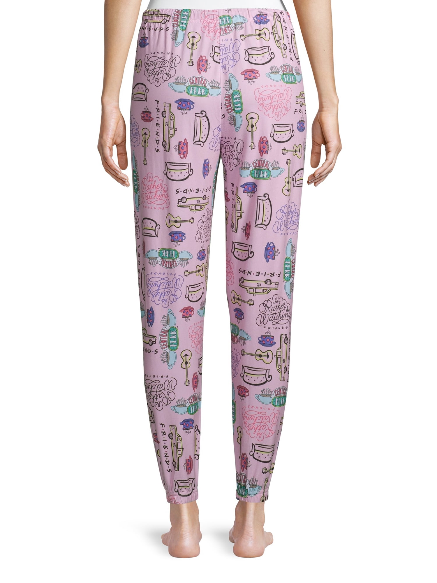 Friends Women's and Women's Plus Pajama Joggers