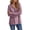 Purple, variant on CQONEPT Womens Ribbed Hoody Pullover Button V Neck Sweatshirt Tops Dressy Casual Long Blouses Stretch Fall Fashion Clothes Beige S