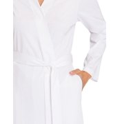 Hanro WHITE Paola Belted Robe, US Small