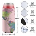 thumbnail image 4 of 2 Pcs Can Cooler Sleeves Insulated Collapsible Beer Sleeve Map Soda Beer Can Covers for Energy Drink & Beer, 4 of 4