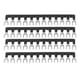 thumbnail image 5 of Bloque De Terminales De Tira De Barrera, 8 Posiciones 400 V Tipo De Horquilla Raya De Terminal Conductividad Confiable Segura Latón 10 Piezas Con Preaislamiento Para Gabinetes De, 5 of 7