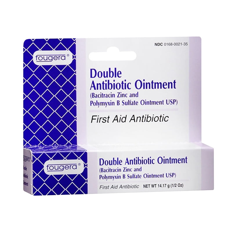 Double Antibiotic Bacitracin Poly Ointment 0.5 Oz Generic Polysporin
