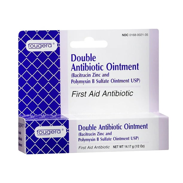 Double Antibiotic Bacitracin Poly Ointment 0.5 Oz Generic Polysporin